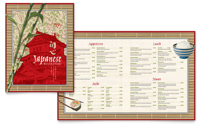 Japanese Restaurant - Business Marketing Templates
