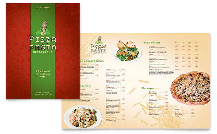 Italian Pasta Restaurant - Business Marketing Templates