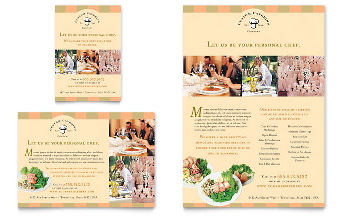 Catering Company - Business Marketing Templates
