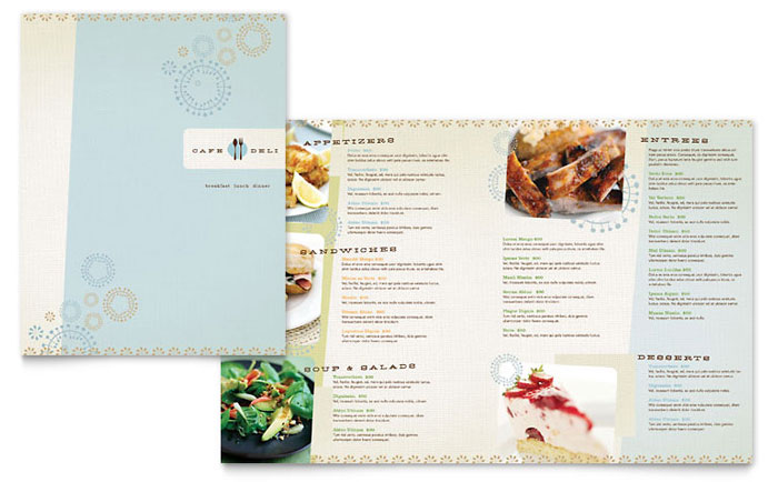 Cafe Deli Restaurant - Business Marketing Templates