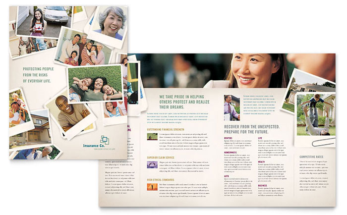 Life Insurance Company - Business Marketing Templates