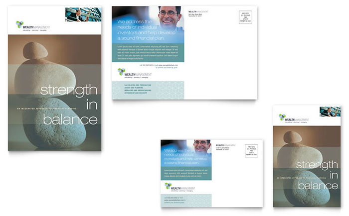 Postcard Template Design - Wealth Management Services