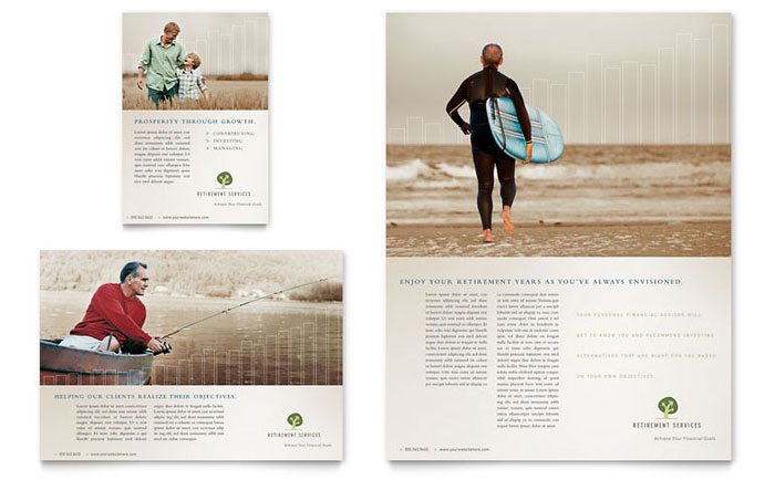Flyer & Ad Template Design - Retirement Investment Services