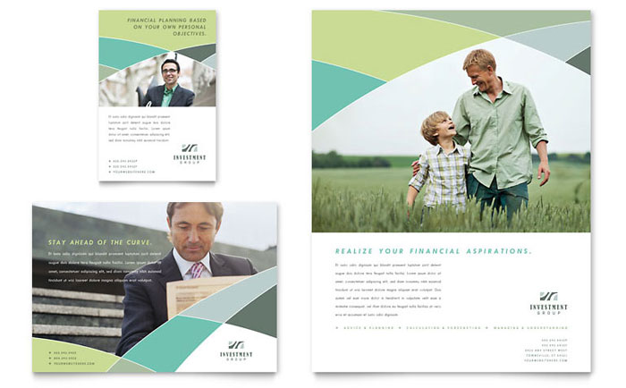 Flyer & Ad Template Design - Financial Advisor