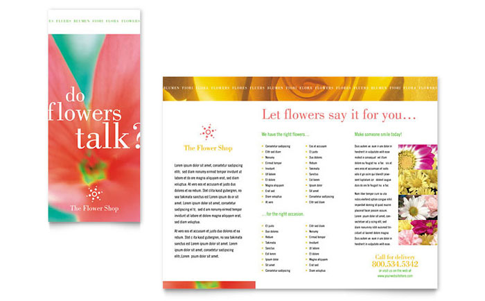 Florist Shop - Business Marketing Templates