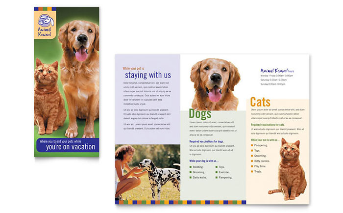 Dog Kennel & Pet Day Care - Business Marketing Templates