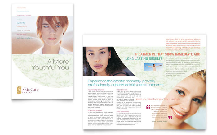 Skin Care Center - Business Marketing Templates