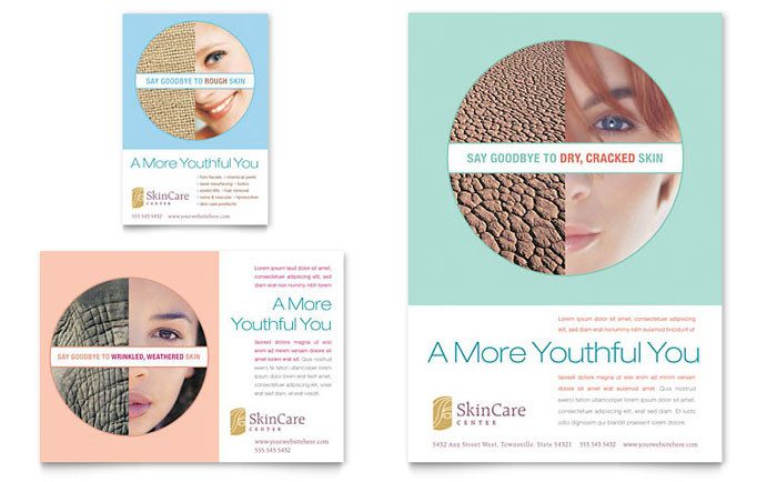 Flyer & Ad Template Design - Skin Care Center