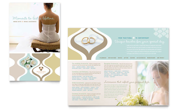 Wedding Store & Supplies - Business Marketing Templates