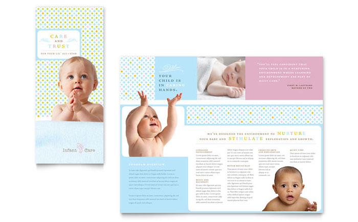 Babysitting & Infant Care - Business Marketing Templates
