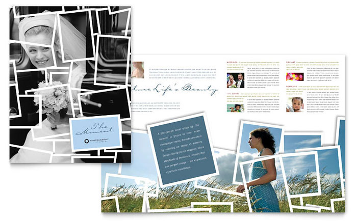 Brochure Template Design - Photographer & Photography Studio