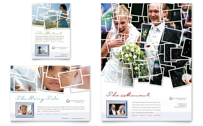 Flyer & Ad Template Design - Photographer & Photography Studio
