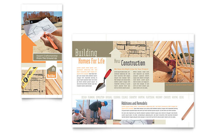 Home Building & Construction - Business Marketing Templates