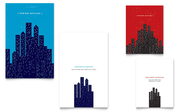 We've Moved Announcement - Business Marketing Templates