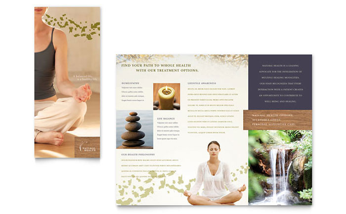 Natural Health Spa Center - Business Marketing Templates