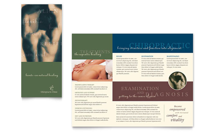 Chiropractor & Massage Therapy - Business Marketing Templates