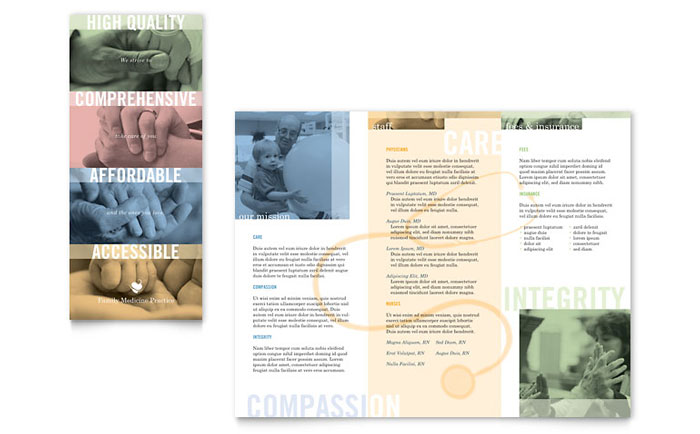 Family Medicine Clinic - Business Marketing Templates