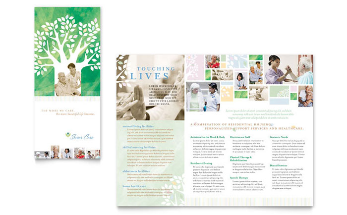 Elder Care & Nursing Home Facility - Business Marketing Templates