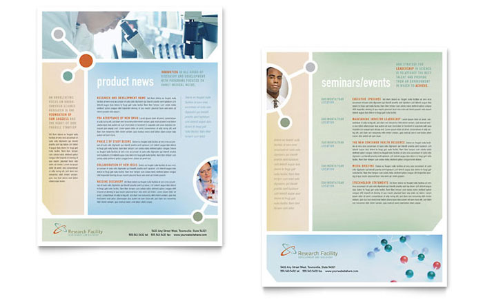 Datasheet Template Design - Medical Research