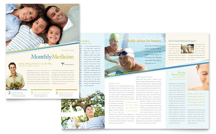 Newsletter Template Design - Medical Clinic