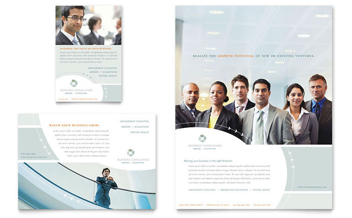 Flyer & Ad Template Design - Business Consulting