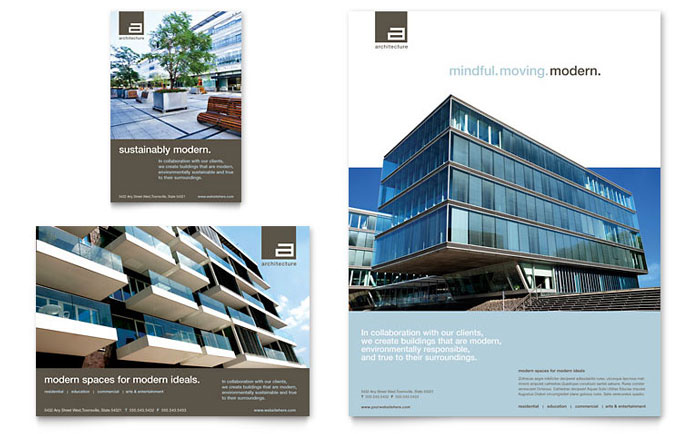Flyer & Ad Template Design - Architect