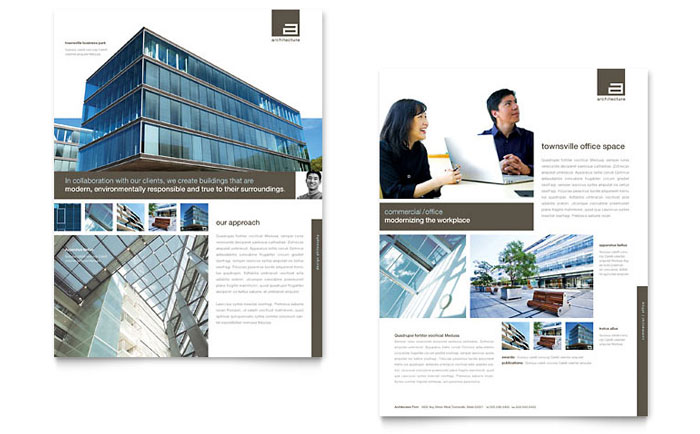 Datasheet Template Design - Architect