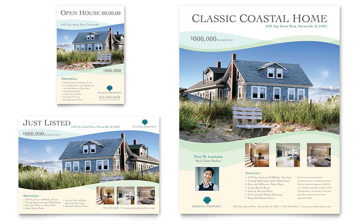 Coastal Real Estate - Business Marketing Templates