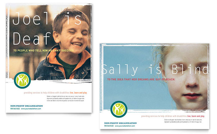 Poster Template Design - Disabled Children Services