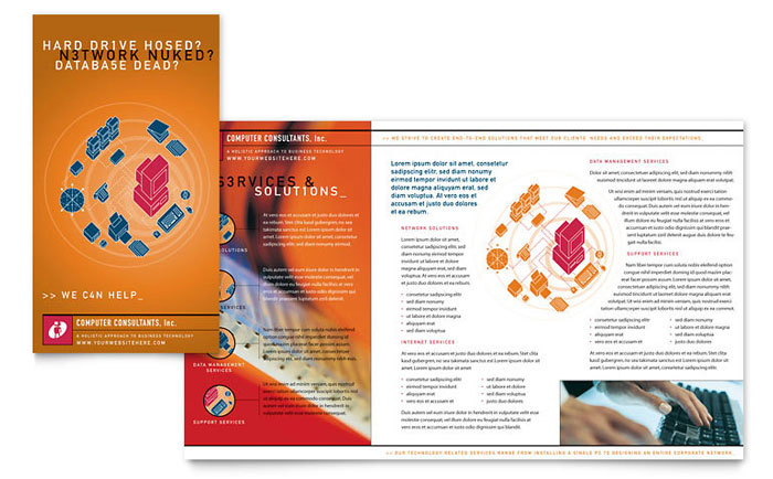 Computer Consulting Company - Business Marketing Templates