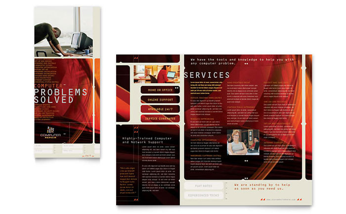 Computer Repair - Business Marketing Templates