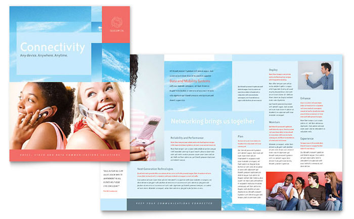 Communications Company - Business Marketing Templates