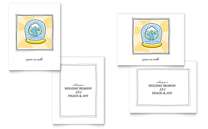 World Snowglobe - Business Marketing Templates