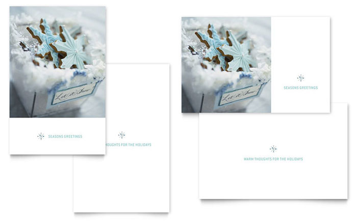 Snowflake Cookies - Business Marketing Templates