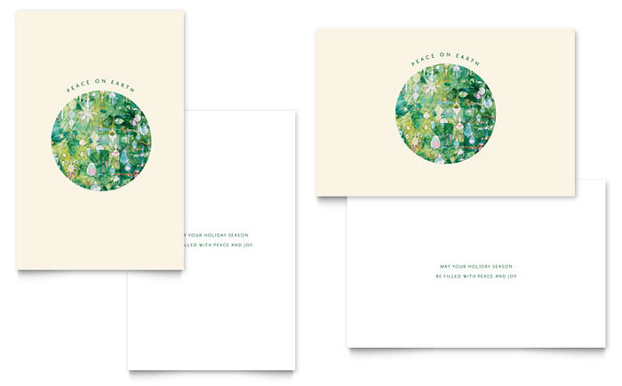 Peace on Earth - Business Marketing Templates