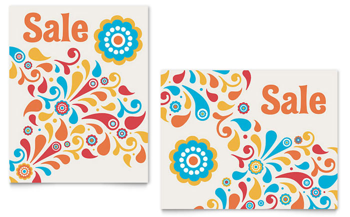 Summer Color Floral - Business Marketing Templates
