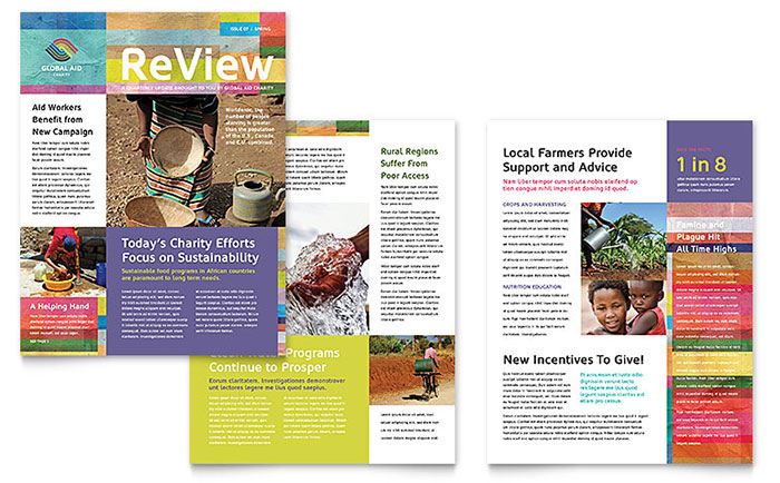 InDesign Newsletter Templates (2‑ and 4‑Page Printable Layouts) - StockLayouts