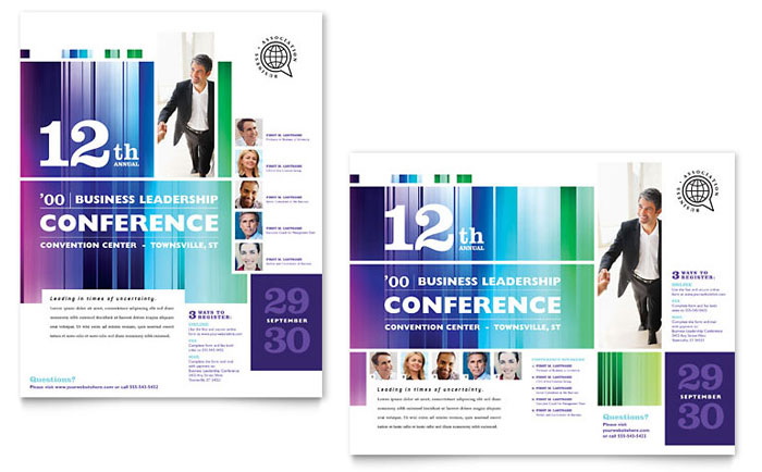business-conference-ad-poster-design Business Conference Ad Poster Design Template