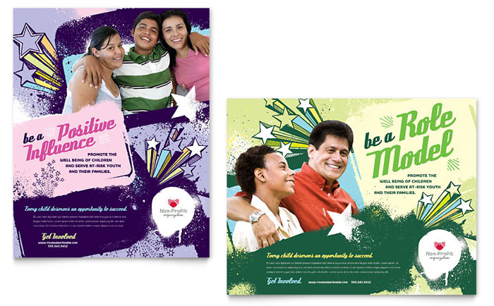 child-advocate-nonprofit-ad-poster-design Child Advocate Nonprofit Ad Poster Design Template