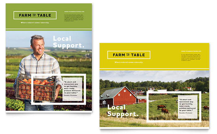 organic-farm-food-ad-poster-design Organic Farm Food Ad Poster Design Template