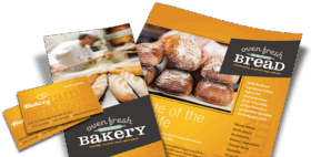 Food brand identity marketing templates stocklayouts