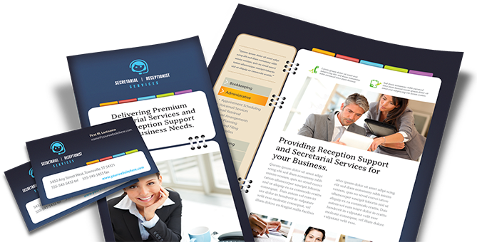 Professional services brand identity marketing templates