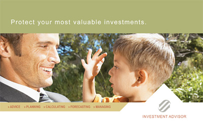 Investment Advisor Postcard Design