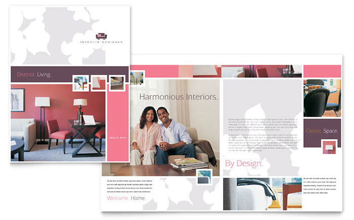 Interior Design Brochure Design Idea - Brochure Cover