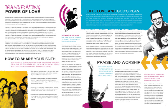 Church Ministries Magazine Spread 4
