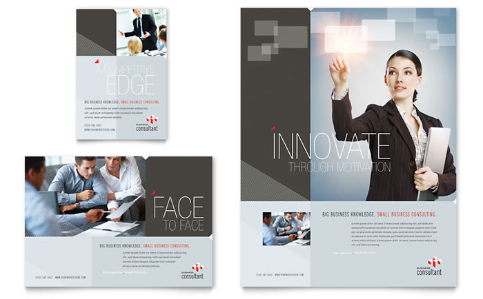 Corporate business flyer template for professional marketing