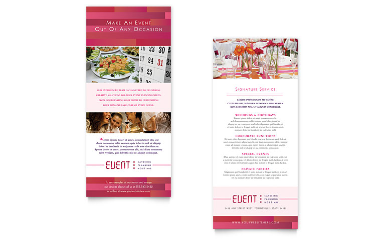 Corporate Event Planner DL Flyer Design