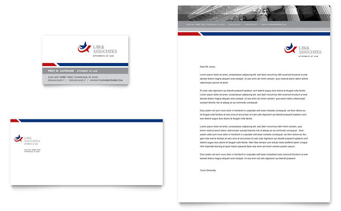 Attorney Stationery Design Example