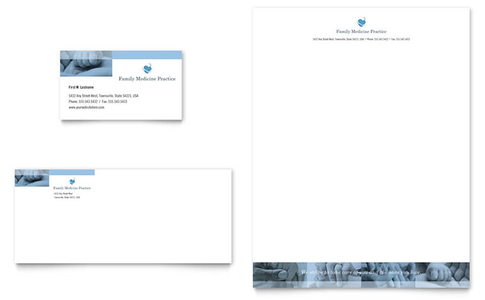 Doctor Stationery Design Example