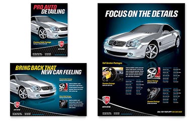 Automotive Flyer Templates - Word, InDesign & More